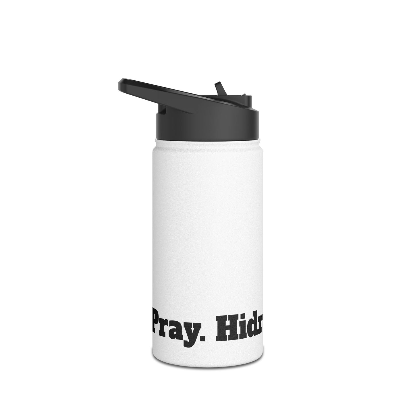 Motivational Stainless Steel Water Bottle - Hidrate. Repeat. & Eat. Pray.