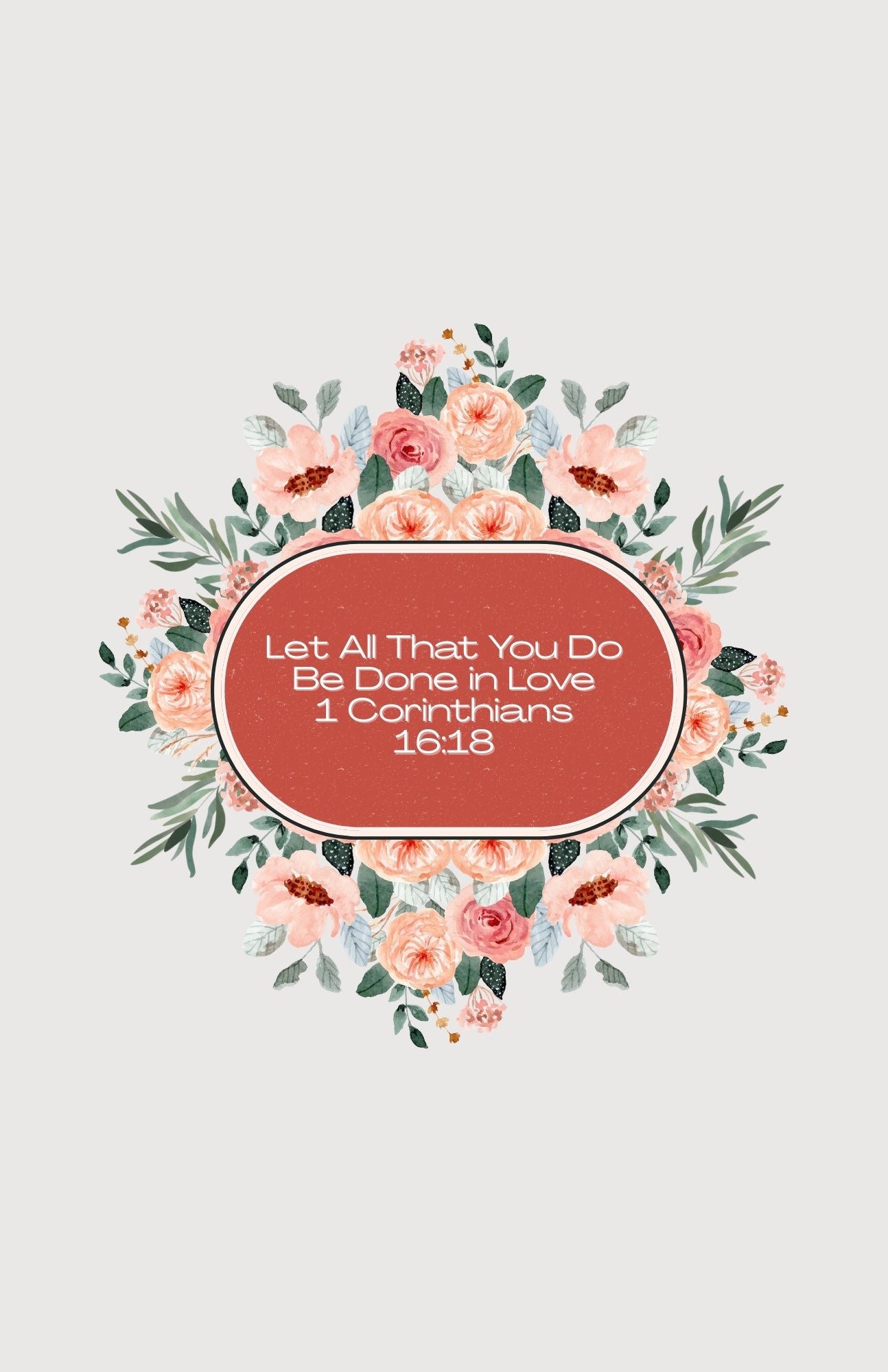Inspirational Spiral Bound Journal with Floral Design - My Journal with Jesus